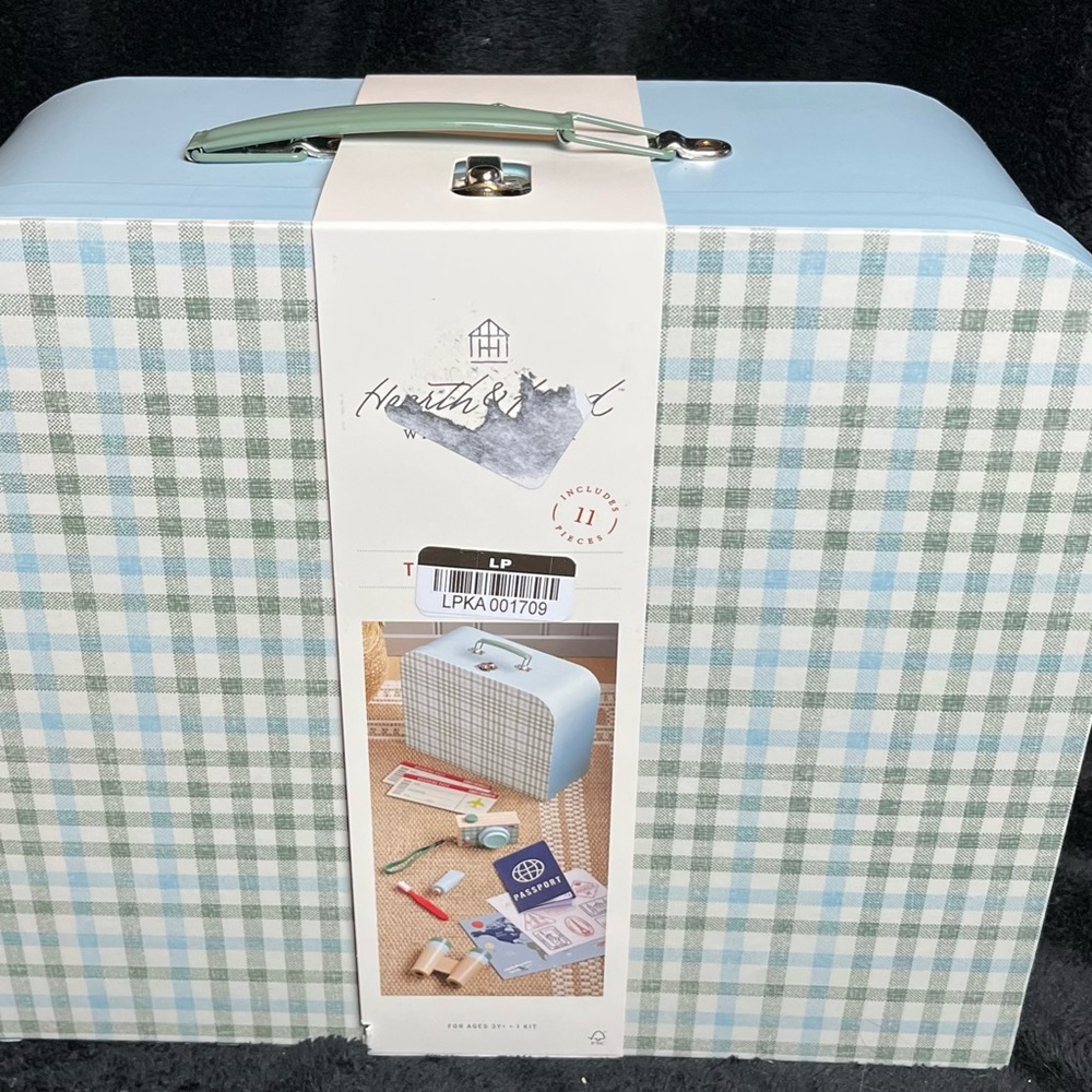 Hearth & Hand Plaid Learning Toy Set